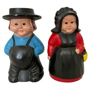 Vintage Cast Aluminum Amish Pair Banks